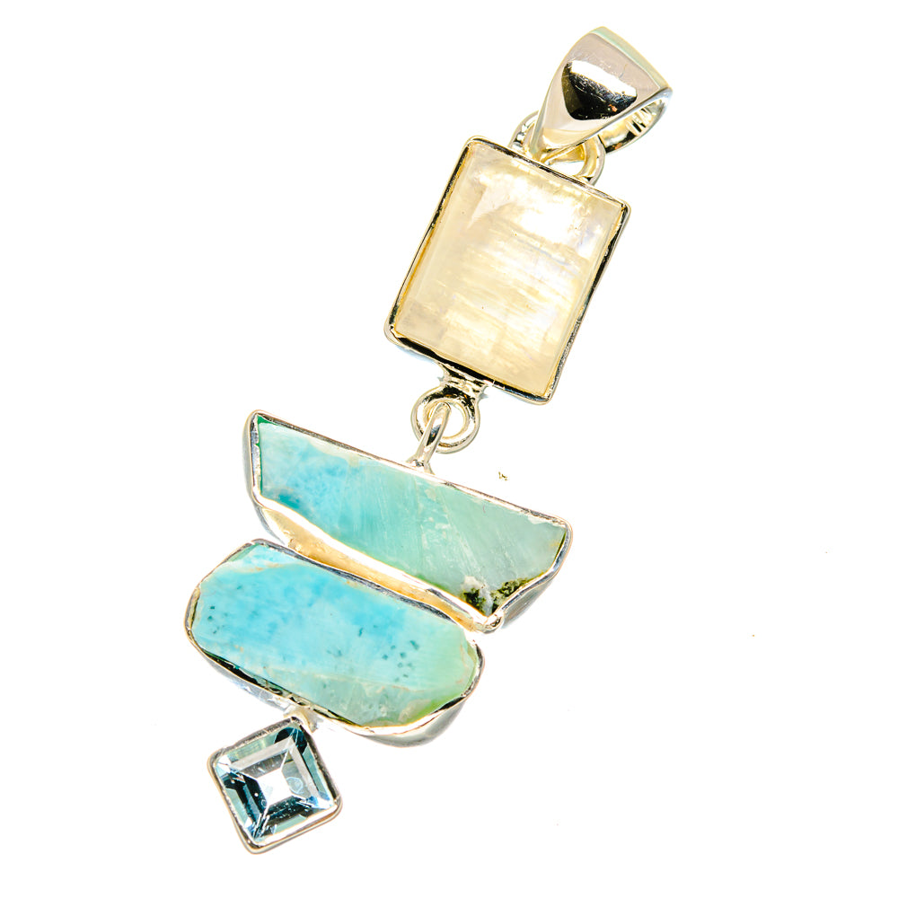 Larimar Pendants handcrafted by Anasilvercos - PD17889