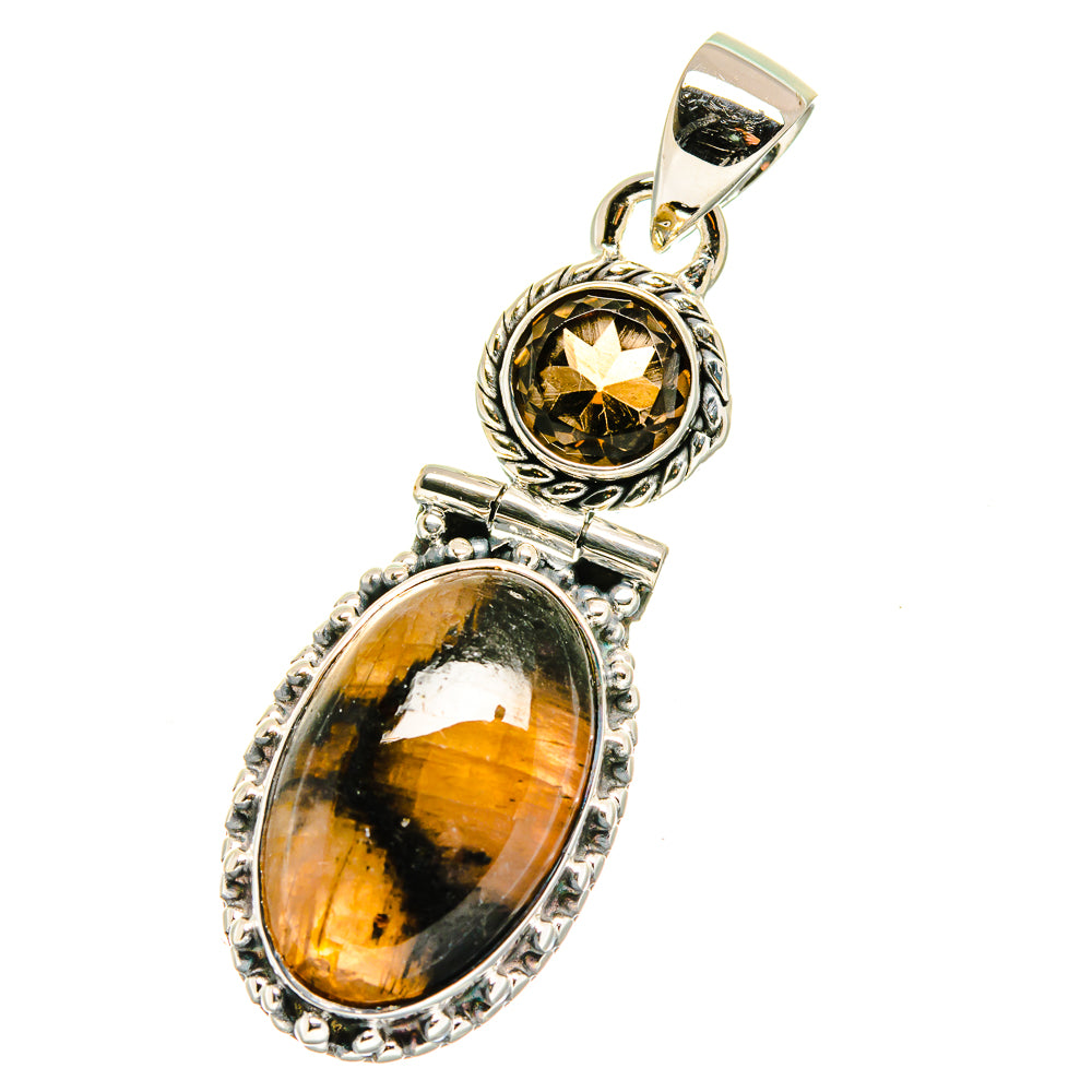 Chiastolite Pendants handcrafted by Anasilvercos - PD17892