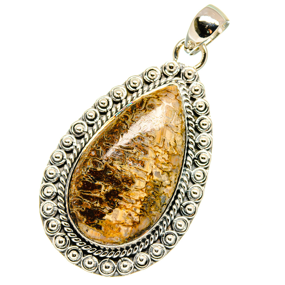 Dinosaur Bone Pendants handcrafted by Anasilvercos - PD17896