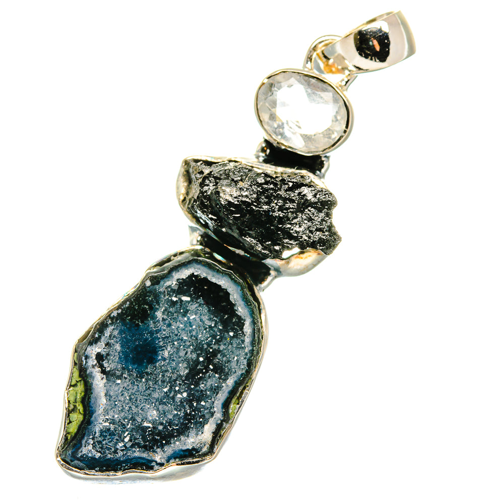Coconut Geode Druzy Pendants handcrafted by Anasilvercos - PD17899