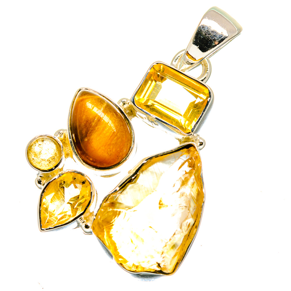 Citrine Pendants handcrafted by Anasilvercos - PD17909