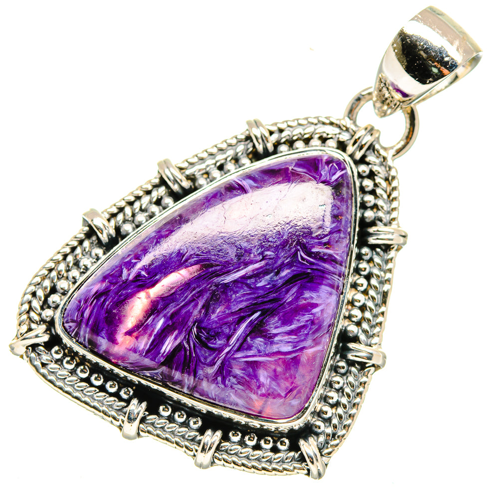 Charoite Pendants handcrafted by Anasilvercos - PD17927