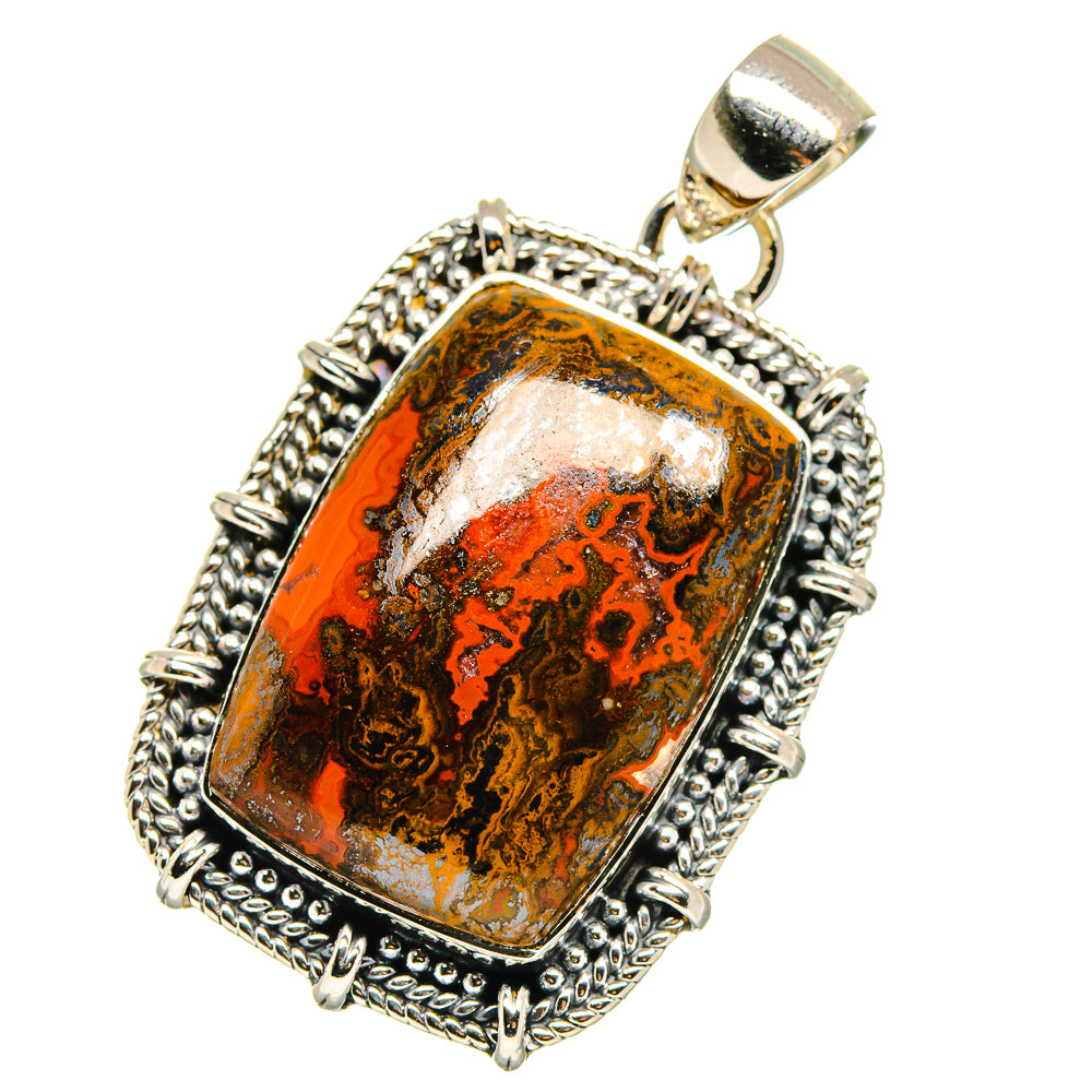 Mahogany Obsidian Pendants handcrafted by Anasilvercos - PD17928