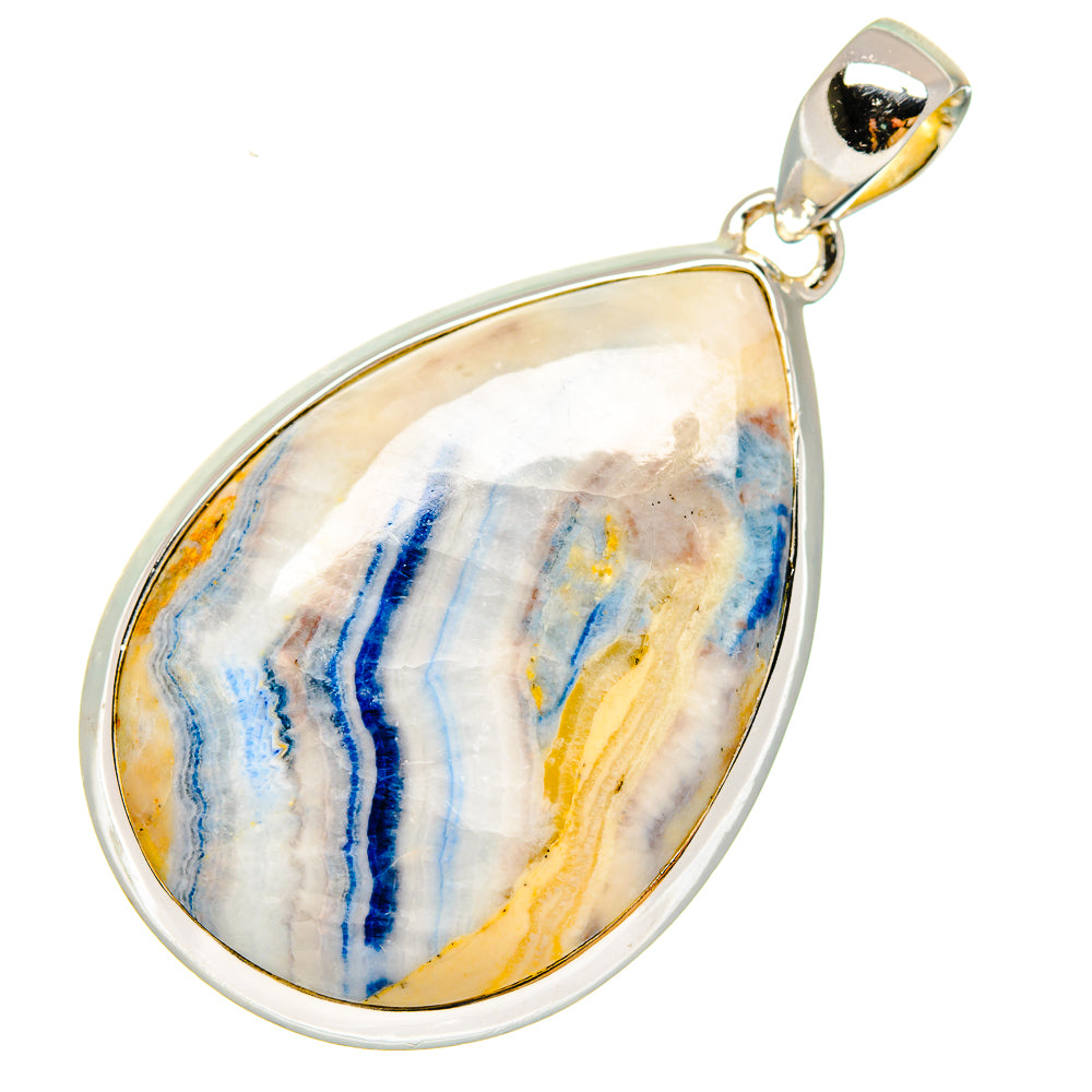 Blue Scheelite Pendants handcrafted by Anasilvercos - PD17939