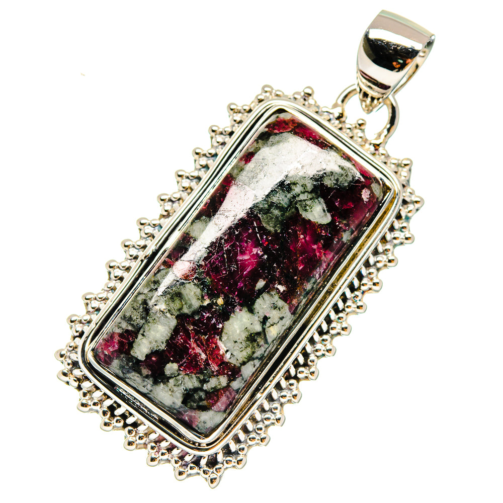 Russian Eudialyte Pendants handcrafted by Anasilvercos - PD17940