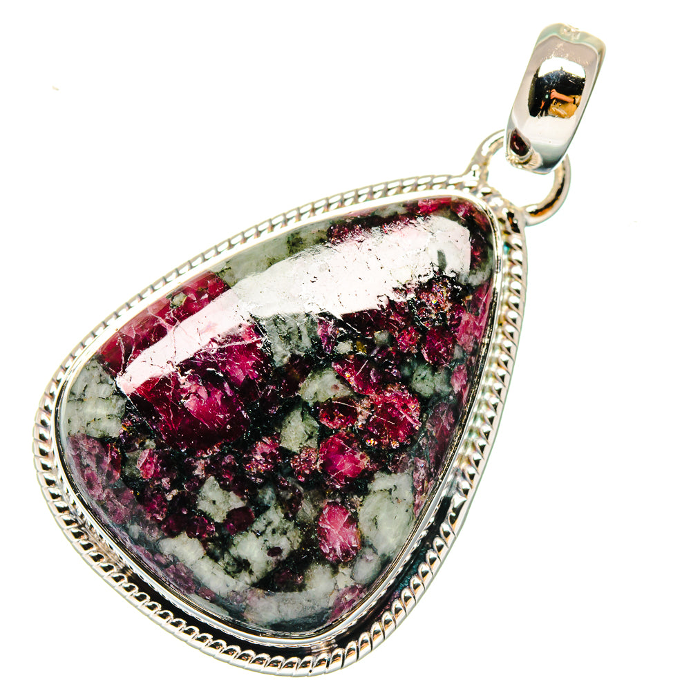 Russian Eudialyte Pendants handcrafted by Anasilvercos - PD17948