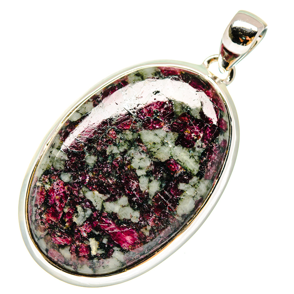 Russian Eudialyte Pendants handcrafted by Anasilvercos - PD17951