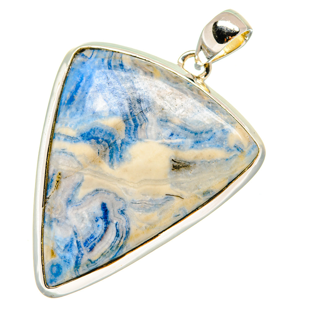 Blue Scheelite Pendants handcrafted by Anasilvercos - PD17954
