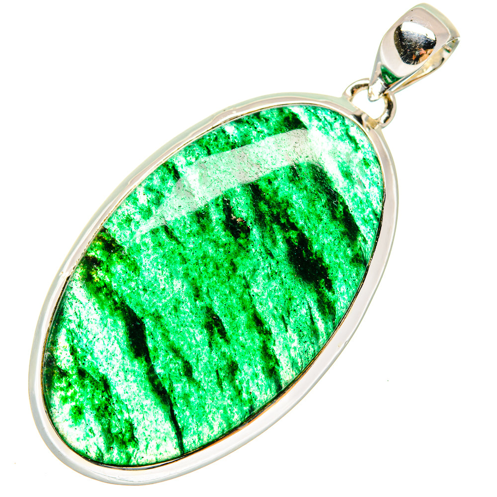 Green Aventurine Pendants handcrafted by Anasilvercos - PD17957