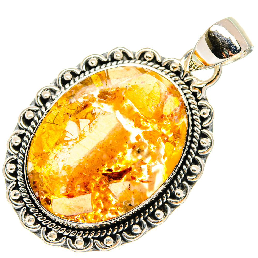 Brecciated Mookaite Pendants handcrafted by Anasilvercos - PD17966 - Photo 2