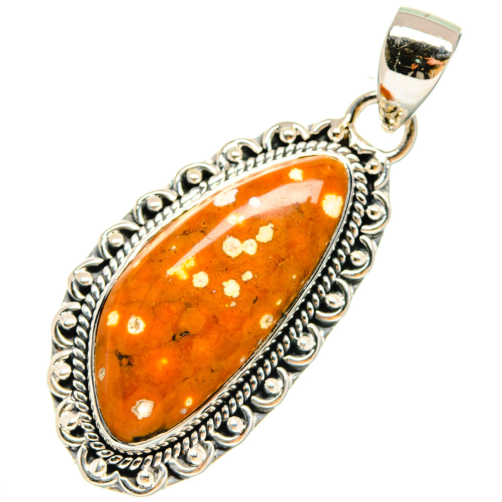 Ocean Jasper Pendants handcrafted by Anasilvercos - PD17969 - Photo 2