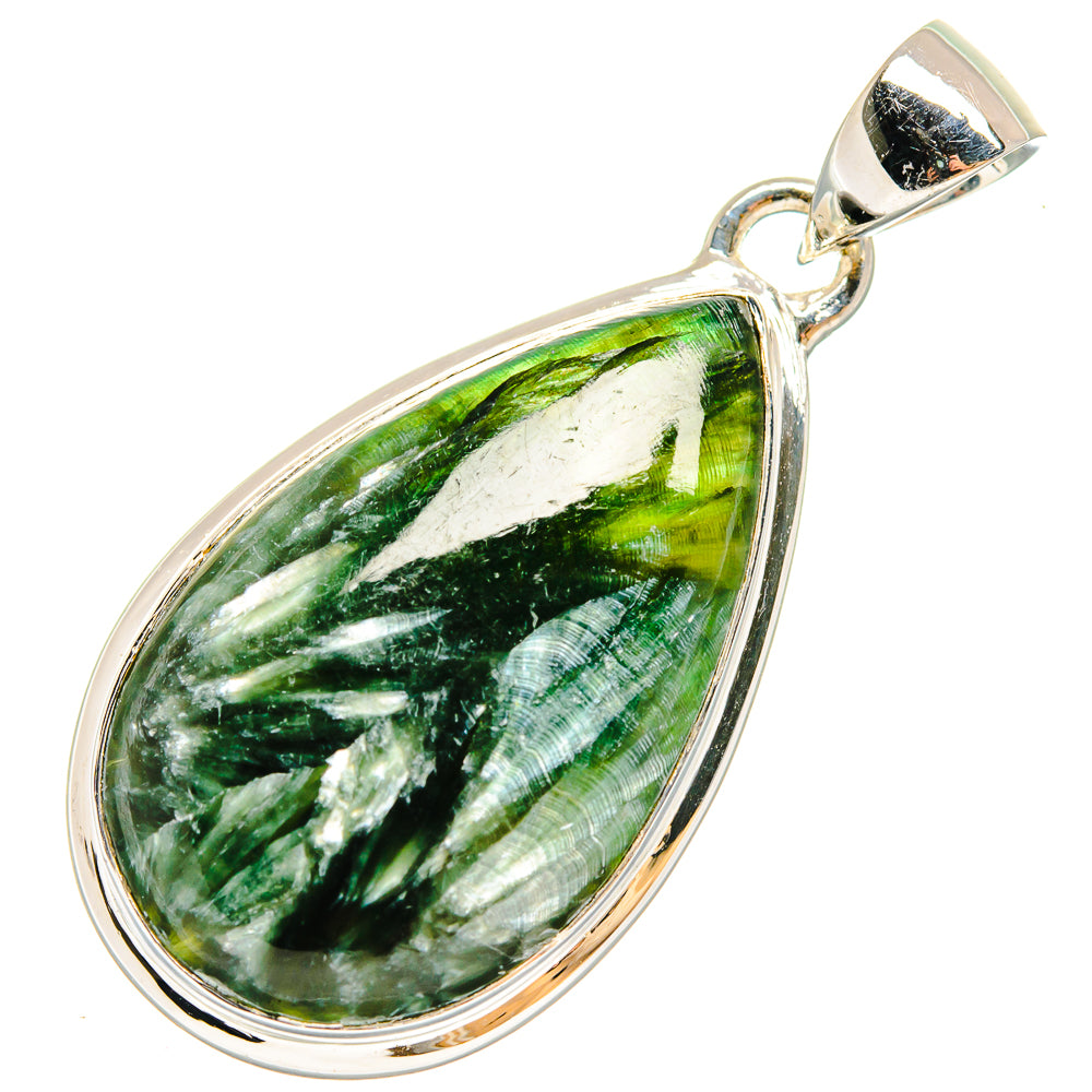 Seraphinite Pendants handcrafted by Anasilvercos - PD17986