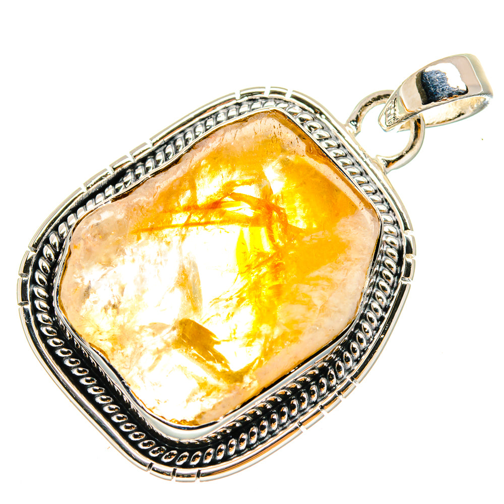 Citrine Pendants handcrafted by Anasilvercos - PD17989 - Photo 2