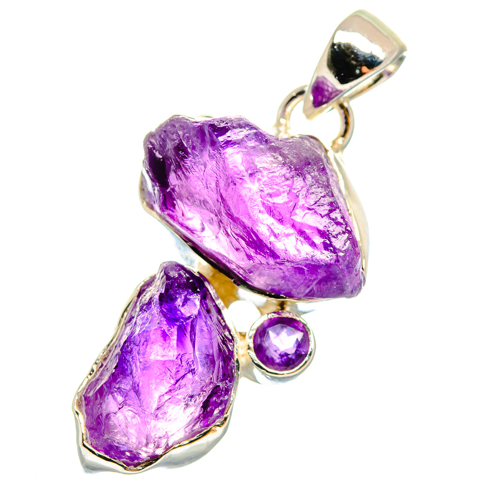 Amethyst Pendants handcrafted by Anasilvercos - PD17994