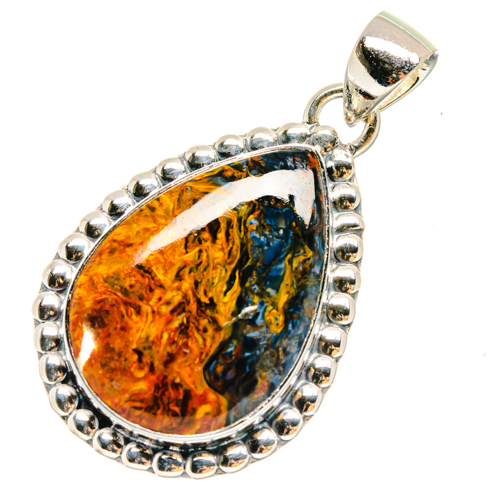 Golden Pietersite Pendants handcrafted by Anasilvercos - PD17999