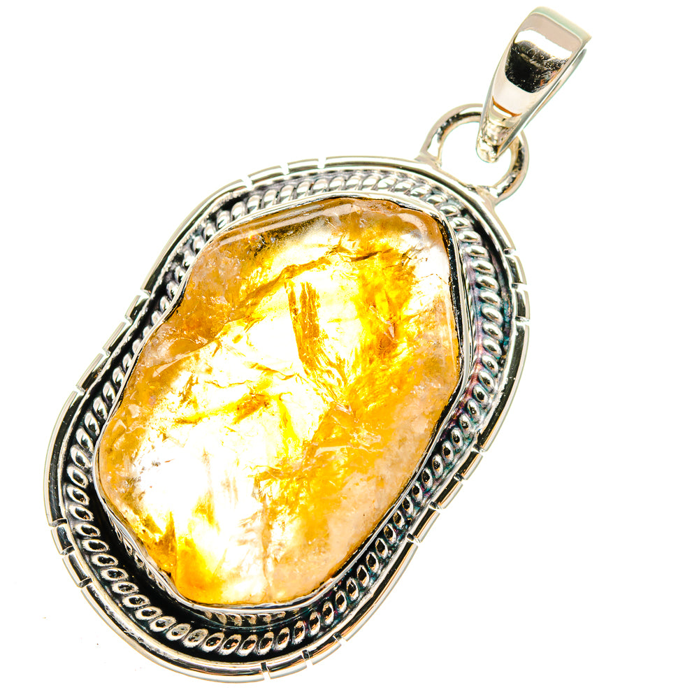 Citrine Pendants handcrafted by Anasilvercos - PD18009 - Photo 2