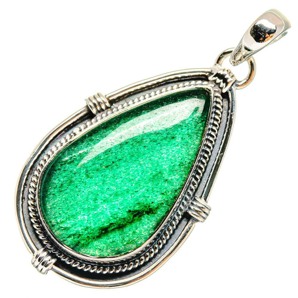Green Aventurine Pendants handcrafted by Anasilvercos - PD18012