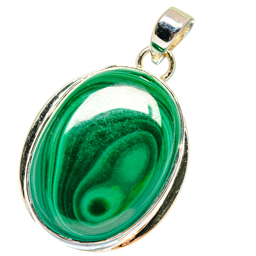 Malachite Pendants handcrafted by Anasilvercos - PD18015