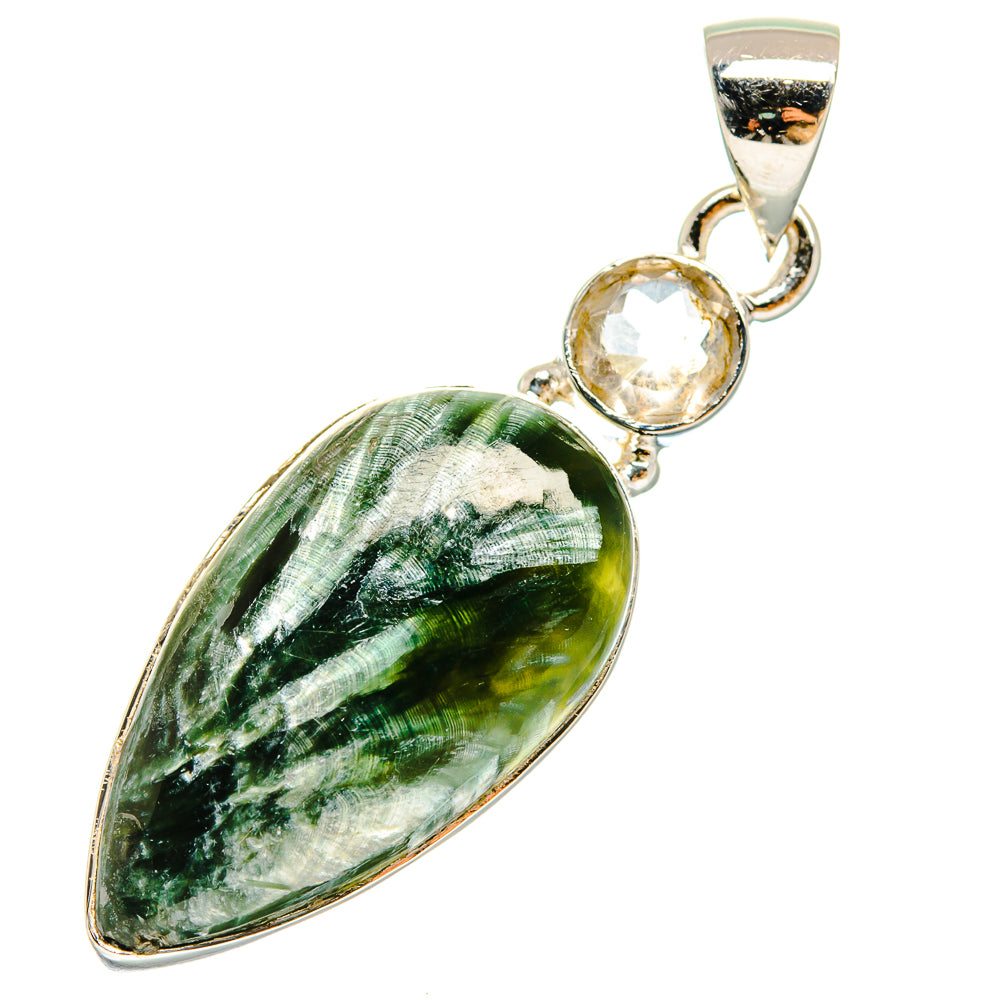 Seraphinite Pendants handcrafted by Anasilvercos - PD18021