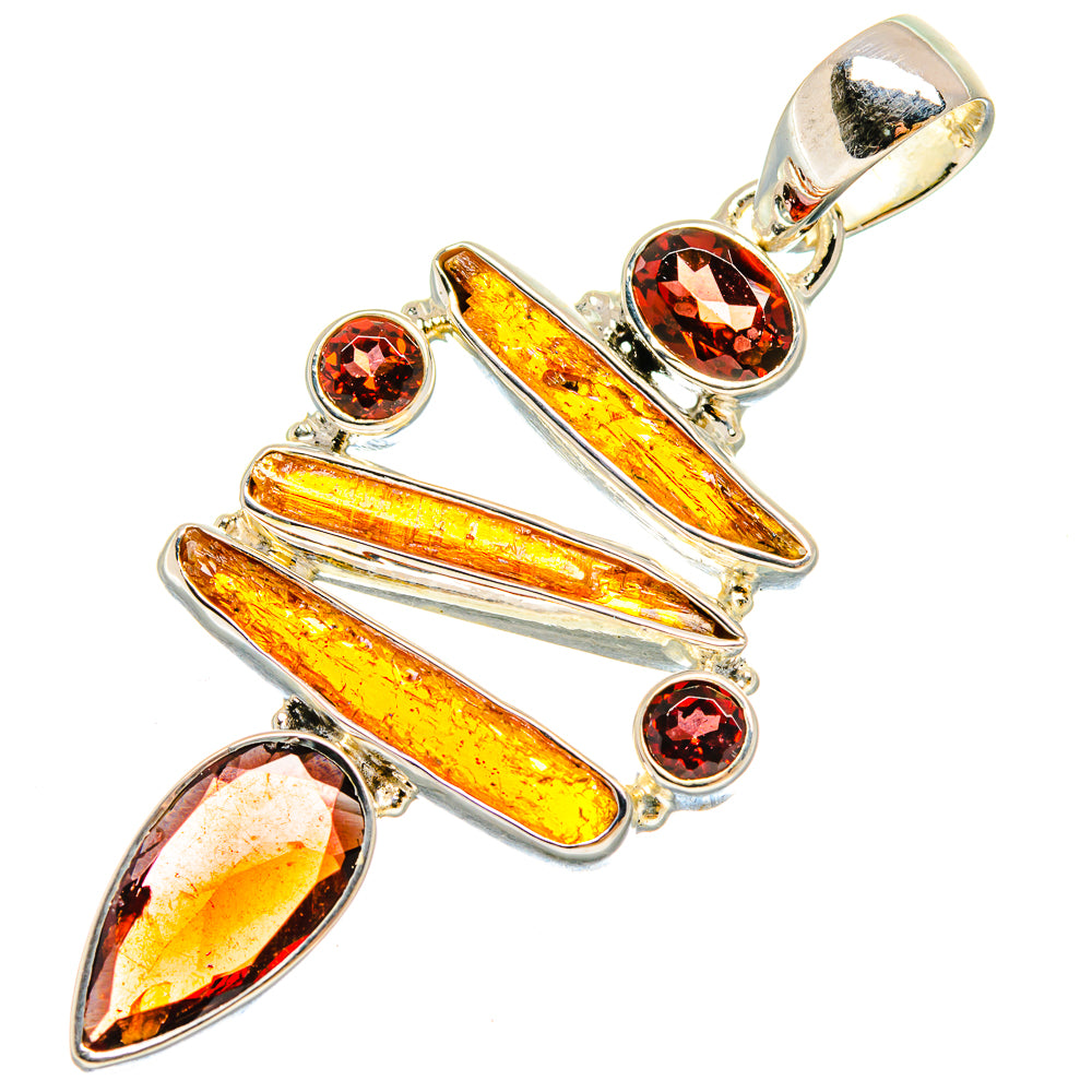 Garnet Pendants handcrafted by Anasilvercos - PD18033