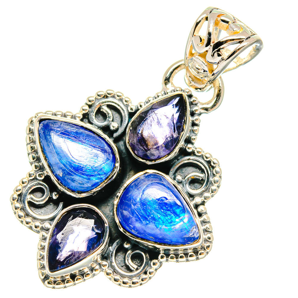 Kyanite Pendants handcrafted by Anasilvercos - PD18036