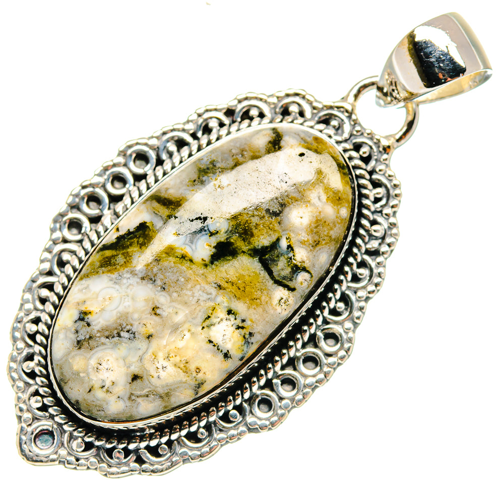 Ocean Jasper Pendants handcrafted by Anasilvercos - PD18055 - Photo 2