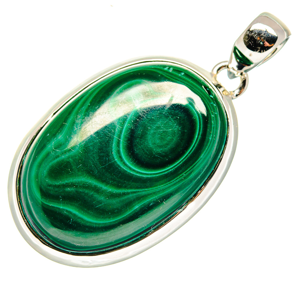 Malachite Pendants handcrafted by Anasilvercos - PD18058