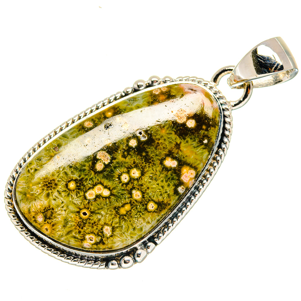 Ocean Jasper Pendants handcrafted by Anasilvercos - PD18061 - Photo 2