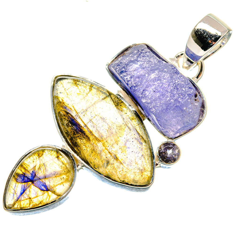 Tanzanite Pendants handcrafted by Anasilvercos - PD18071