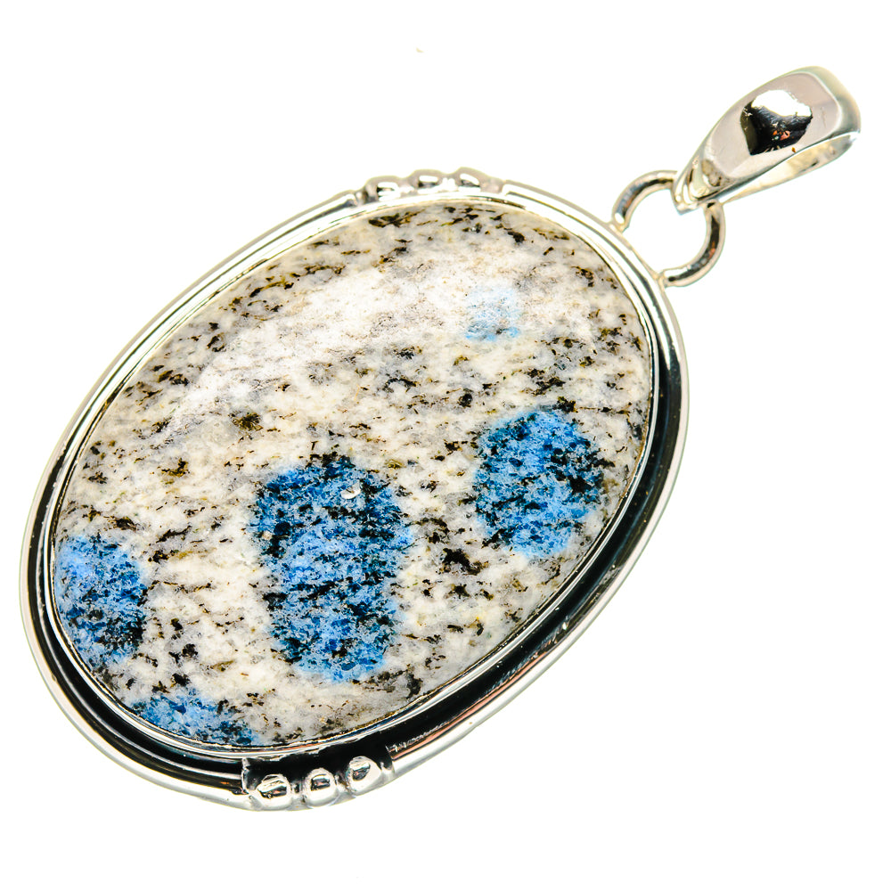 K2 Blue Azurite Pendants handcrafted by Anasilvercos - PD18077
