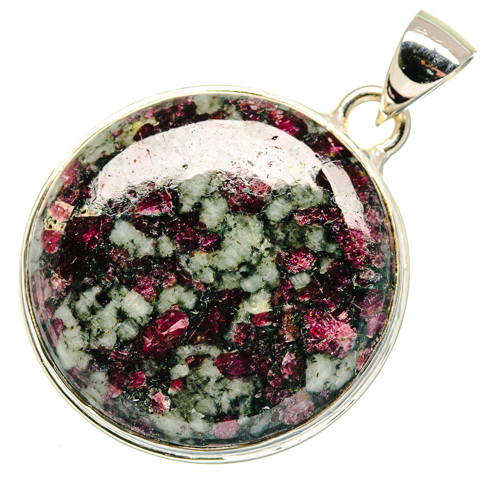 Russian Eudialyte Pendants handcrafted by Anasilvercos - PD18083