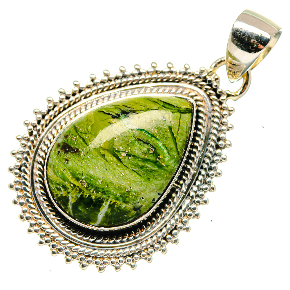 Rainforest Jasper Pendants handcrafted by Anasilvercos - PD18088