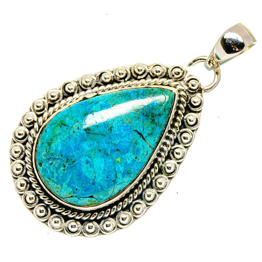 Chrysocolla Pendants handcrafted by Anasilvercos - PD18089