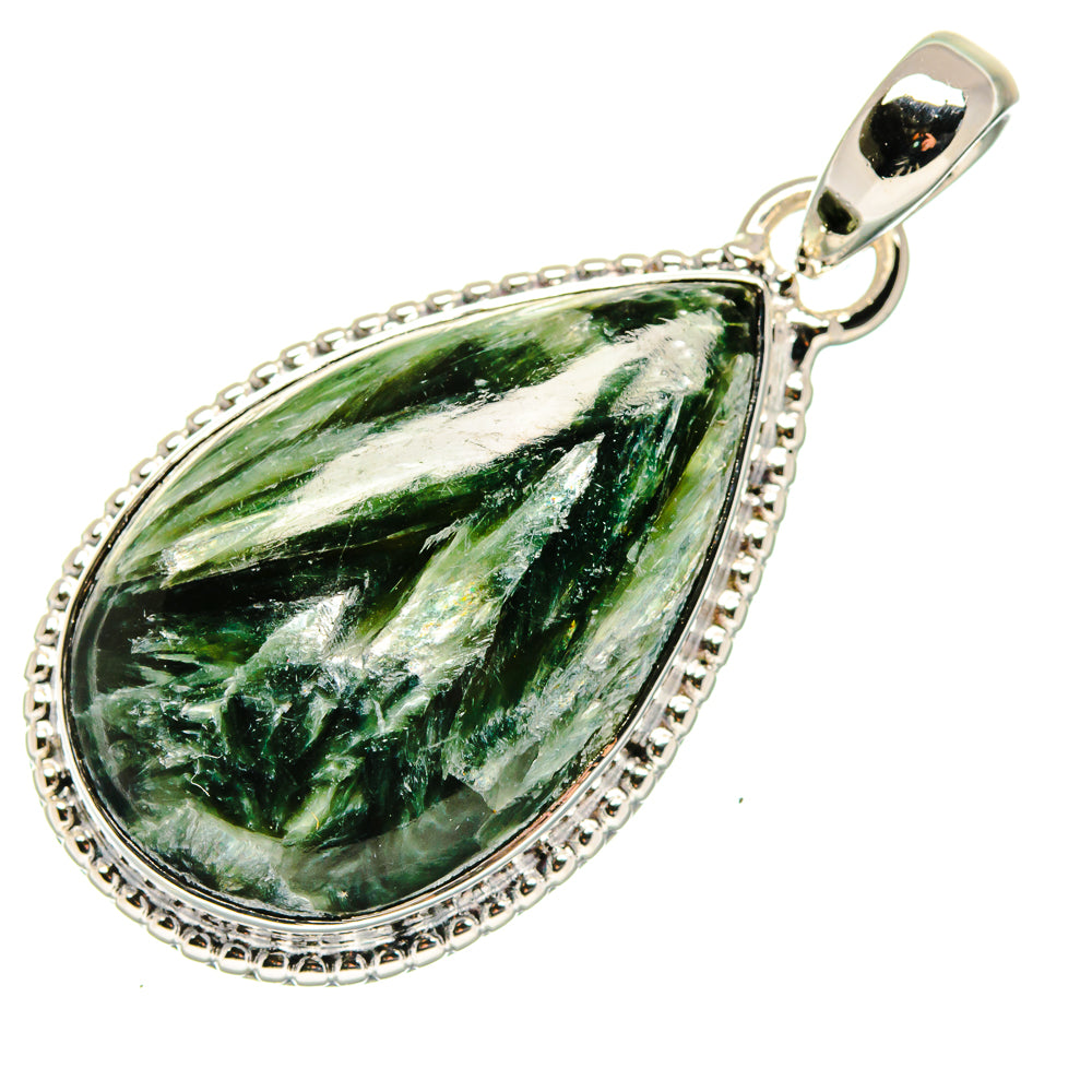 Seraphinite Pendants handcrafted by Anasilvercos - PD18091