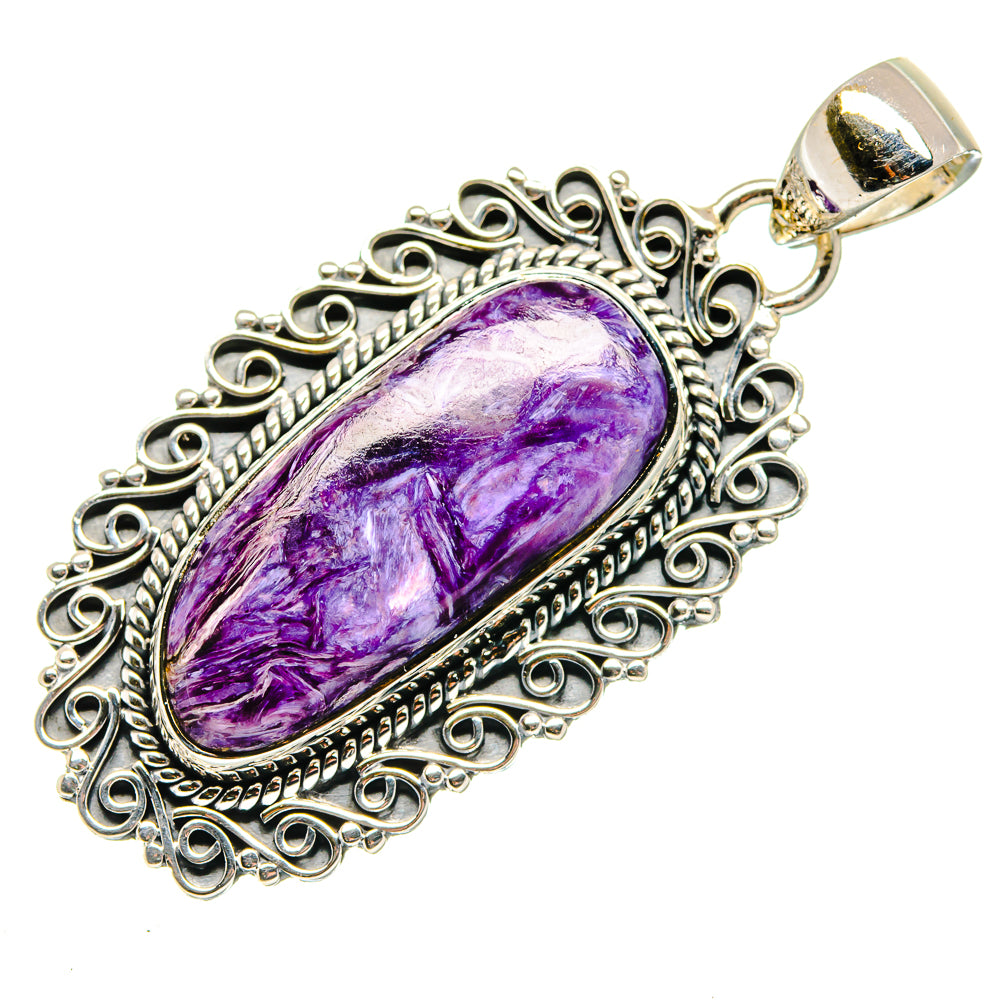 Charoite Pendants handcrafted by Anasilvercos - PD18096