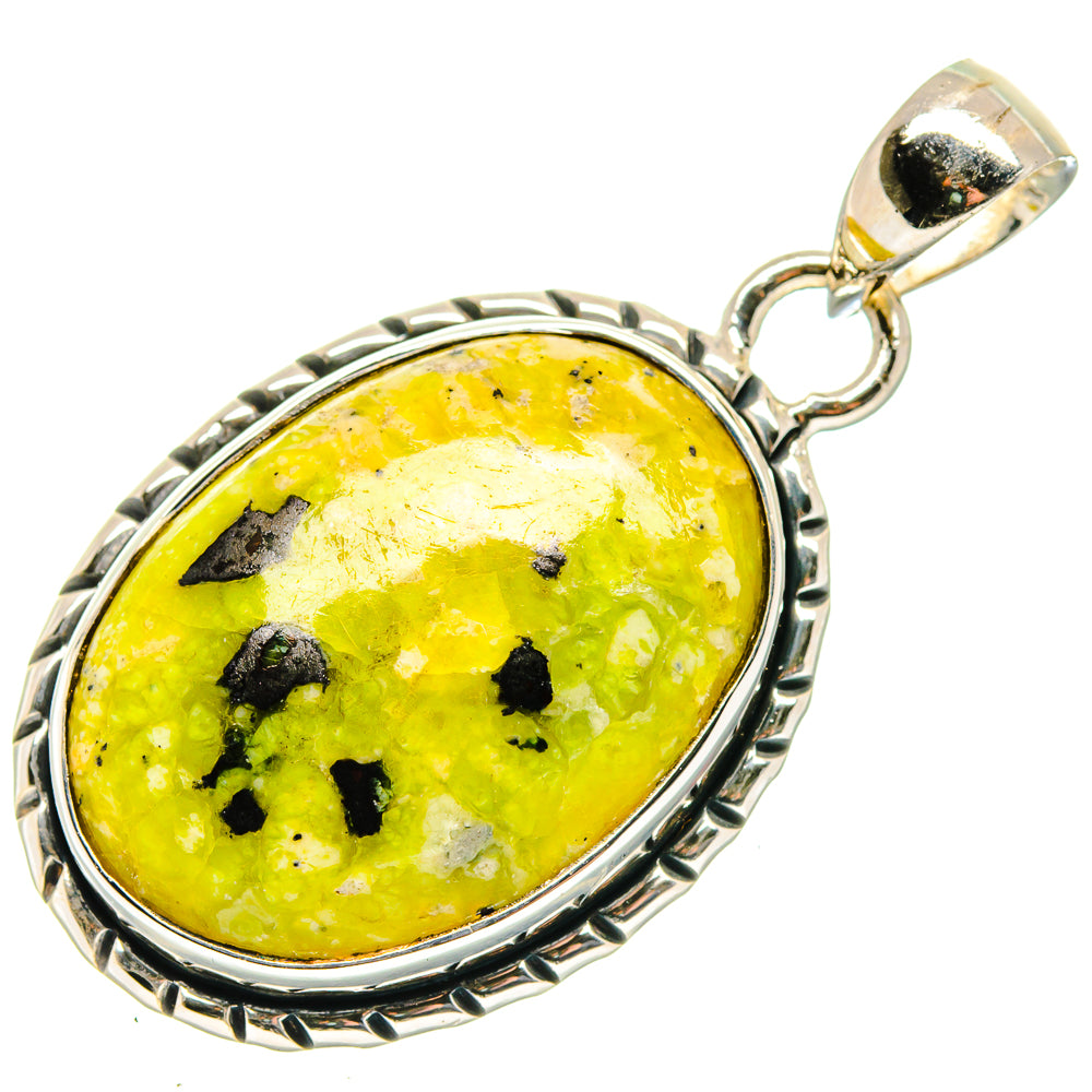 African Green Opal Pendants handcrafted by Anasilvercos - PD18098 - Photo 2