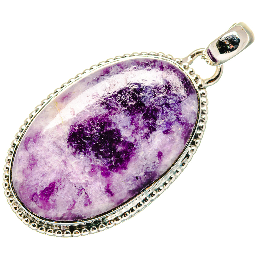 Lepidolite Pendants handcrafted by Anasilvercos - PD18108