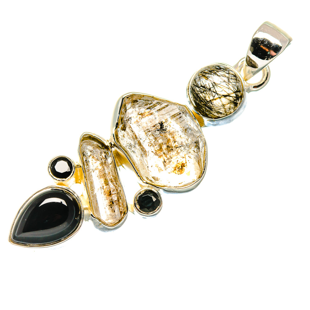 Herkimer Diamond Pendants handcrafted by Anasilvercos - PD18113