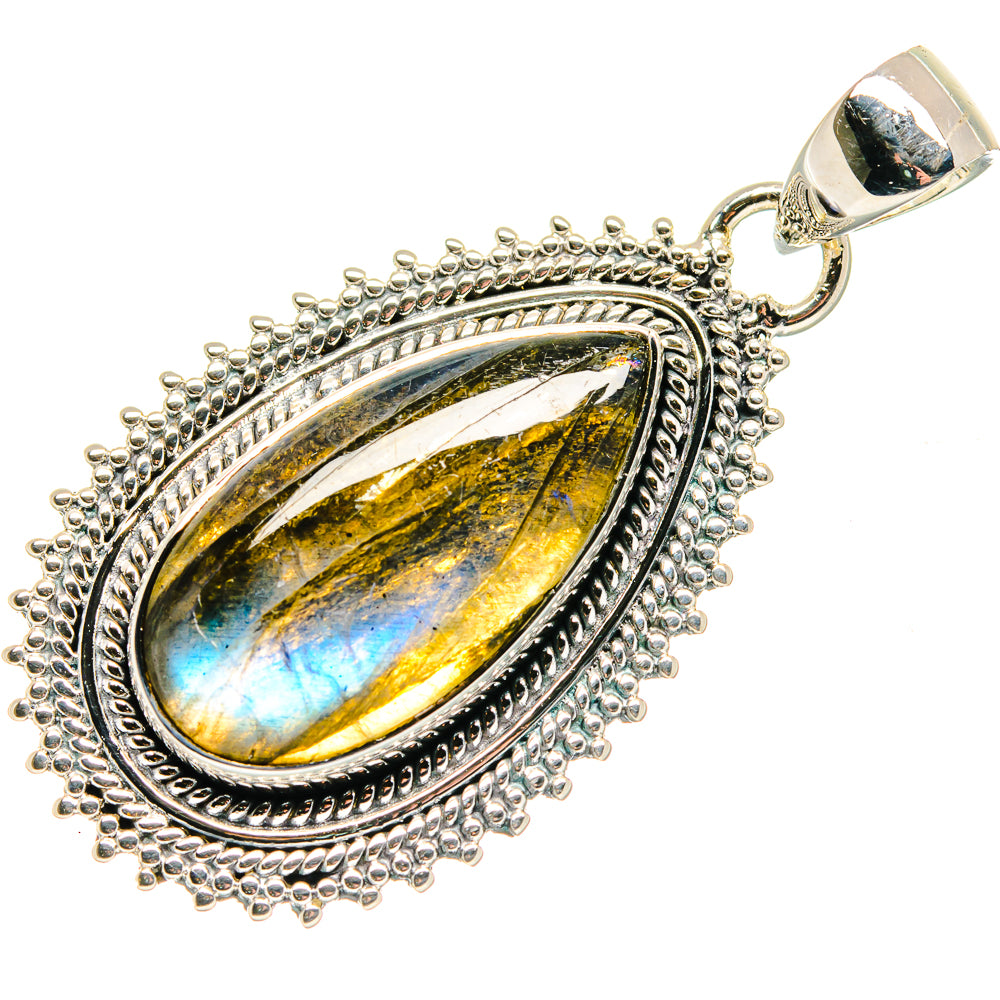 Labradorite Pendants handcrafted by Anasilvercos - PD18121