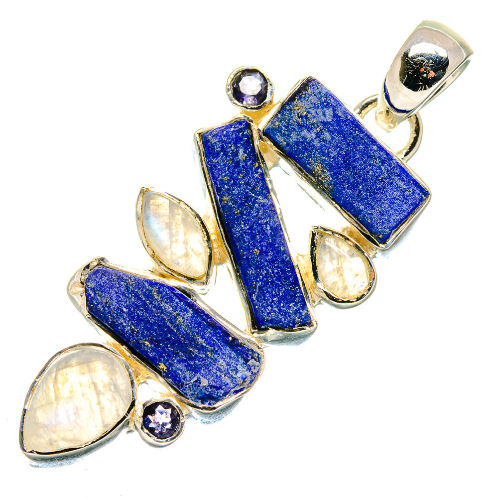 Lapis Lazuli Pendants handcrafted by Anasilvercos - PD18132