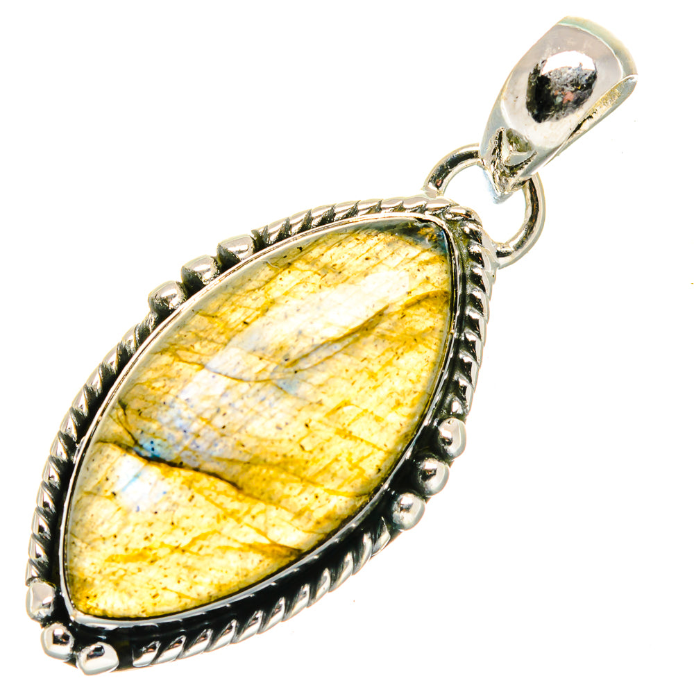 Labradorite Pendants handcrafted by Anasilvercos - PD18137 - Photo 2