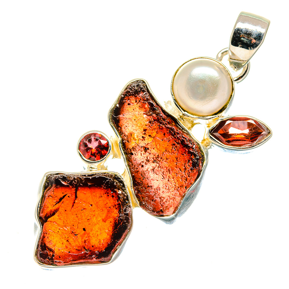 Garnet Pendants handcrafted by Anasilvercos - PD18140
