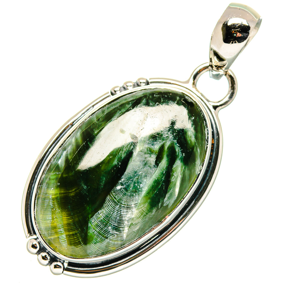 Seraphinite Pendants handcrafted by Anasilvercos - PD18145