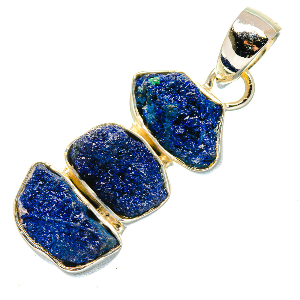 Azurite Pendants handcrafted by Anasilvercos - PD18152