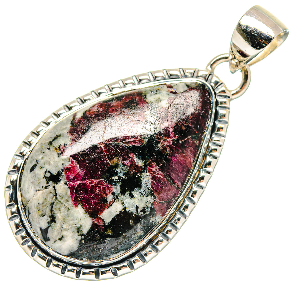 Russian Eudialyte Pendants handcrafted by Anasilvercos - PD18159 - Photo 2