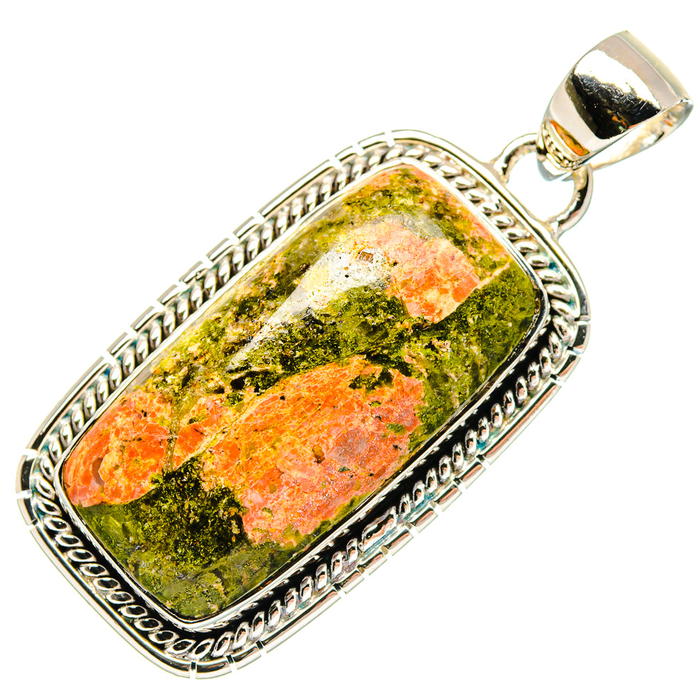 Unakite Pendants handcrafted by Anasilvercos - PD18162 - Photo 2