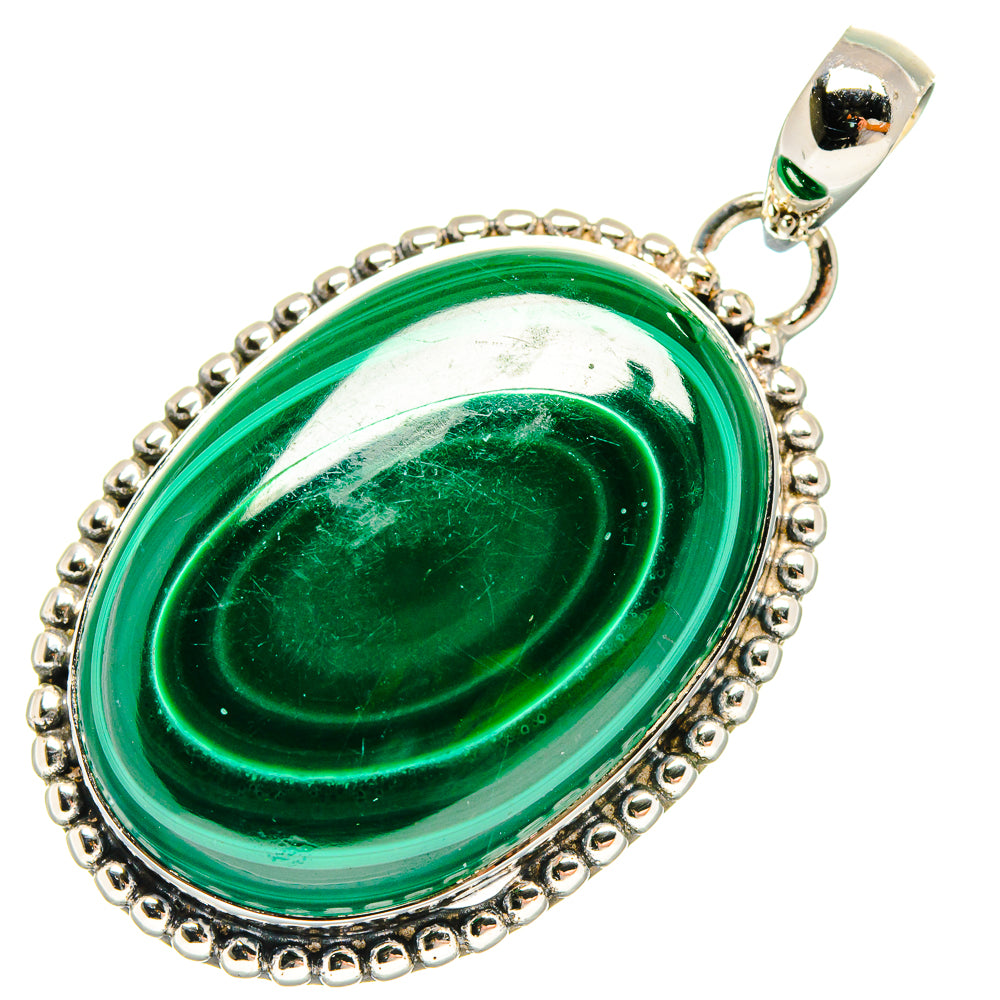 Malachite Pendants handcrafted by Anasilvercos - PD18170