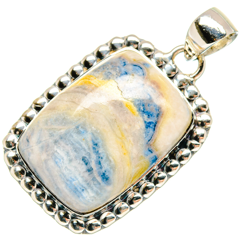 Blue Scheelite Pendants handcrafted by Anasilvercos - PD18180