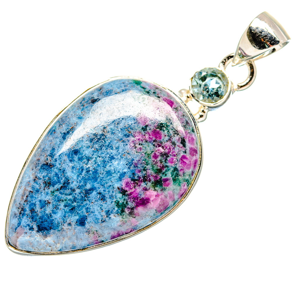 Ruby Fuchsite Pendants handcrafted by Anasilvercos - PD18183