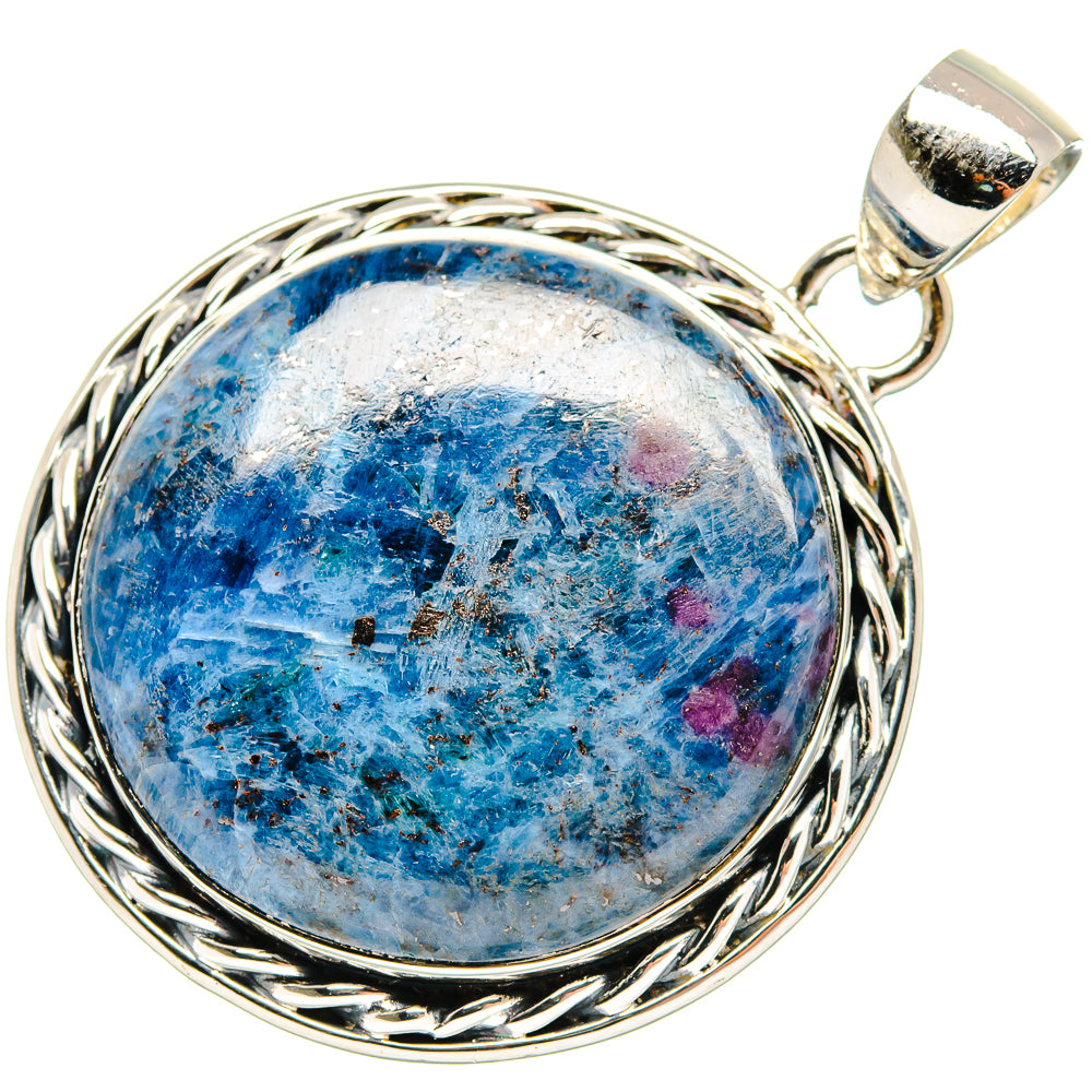 Ruby Fuchsite Pendants handcrafted by Anasilvercos - PD18186